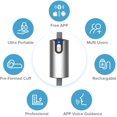 thumbnail image 3 of LOOKEE AirBP Moniteur de Pression Artérielle Bras Supérieur Grand Moniteur Bluetooth BP avec Application Mobile Intelligente et Guide Vocal Multi-Usages Approuvé par la FDA Précision Médicale, 3 of 10