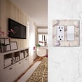 thumbnail image 5 of Yayeee Rocker Switch Wall Plate 2-Gang 4.7"x4.6" Home Decorative Outlet Cover, Purple Watercolor Seashells, 5 of 6