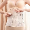 thumbnail image 3 of Waist Trainer for Weight Loss-Women Trimmer Slimmer Belt Latex Corset Cincher Body Shaper S-3XL White, 3 of 8