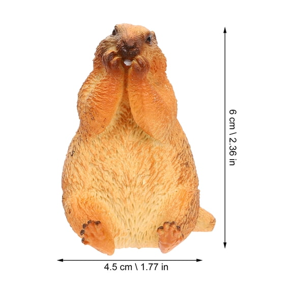 WRITWAA 2-Pack Chocolate Figurine Set for Desk, Lawn, Home Decor and Seasonal Decoration