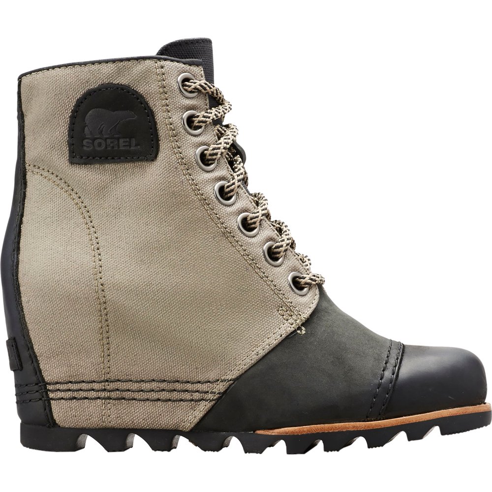 sorel leopard wedge boots