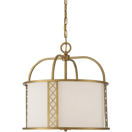 

3 Light Pendant-18 inches Tall By 18 inches Wide Warm Brass Bailey Street Home 159-Bel-4487543
