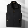 thumbnail image 2 of Youmylove Men Leisure Jacket Winter Soft Warm Zipper Stand-Collar Lamb Velvet With Pockets Sleeveless Outwear Coat Chaquetas De Invierno, 2 of 9