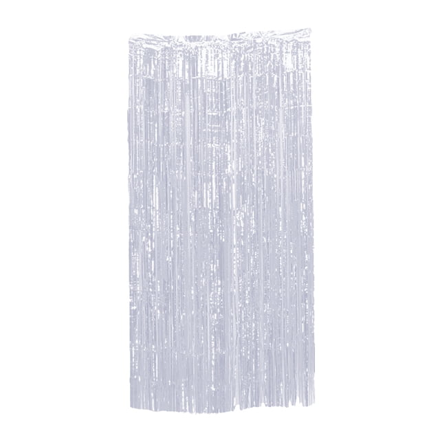 Inteprter Flecos de papel de aluminio no tóxicos, artesanía exquisita y brillante para fiestas temáticas y celebraciones decorativas Kits de decoración para fiestas Plata 3*1m