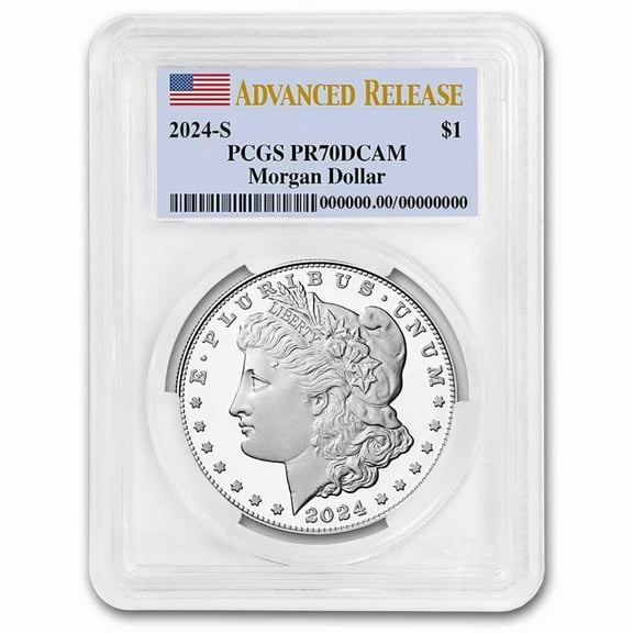 2024-S Proof Silver Morgan Dollar PR-70 PCGS (Advanced Release)