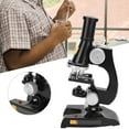 thumbnail image 3 of Kit de microscopio de laboratorio cabezal de observación de microscopio biológico con luz LED para el hogar para laboratorio Anggrek Otros, 3 of 8