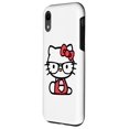 thumbnail image 2 of Funda para iPhone XR Hello Kitty con diseño de lentes de nerd, 2 of 3