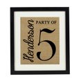 thumbnail image 1 of Darling Souvenir Party of 5 Sign Pregnancy Announcement Burlap Print Wall Decor Personalized Family Member Gift-Burlap Print Only(11 x 14 Inches), 1 of 1