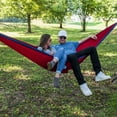 thumbnail image 4 of Equip Two Person Travel/Tree Hammock - Solid - Blue Band/Red Body Size 124" L x 77" W x 0.1" H, 4 of 8