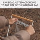 thumbnail image 3 of Teissuly Garbage Bag Rack Kitchen Floor Garbage Storage Outdoor Household Garbage Rack Foldable Kitchen Clutter Storage Rack Teissuly WER202312137517, 3 of 3