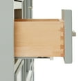 thumbnail image 4 of Ariel Stafford 72 Inch Double Sink Base Cabinet In Grey, 4 of 9