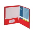thumbnail image 6 of Business Source, BSN44426, Laminated Cover 2-pocket Portfolio, 25 / Box, Red, 6 of 6