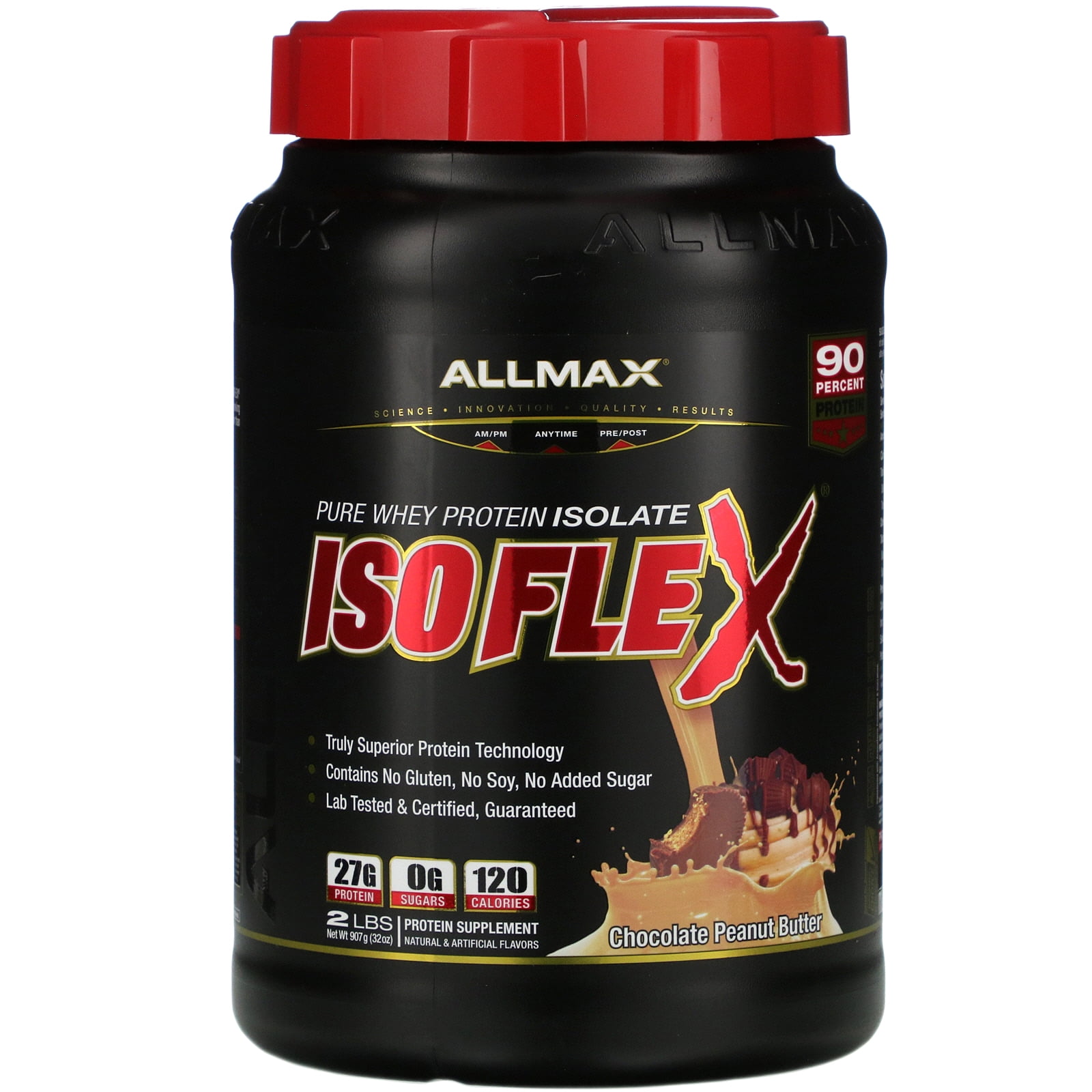 AllMax Nutrition IsoFlex Pure Whey Protein Isolate Chocolate Peanut