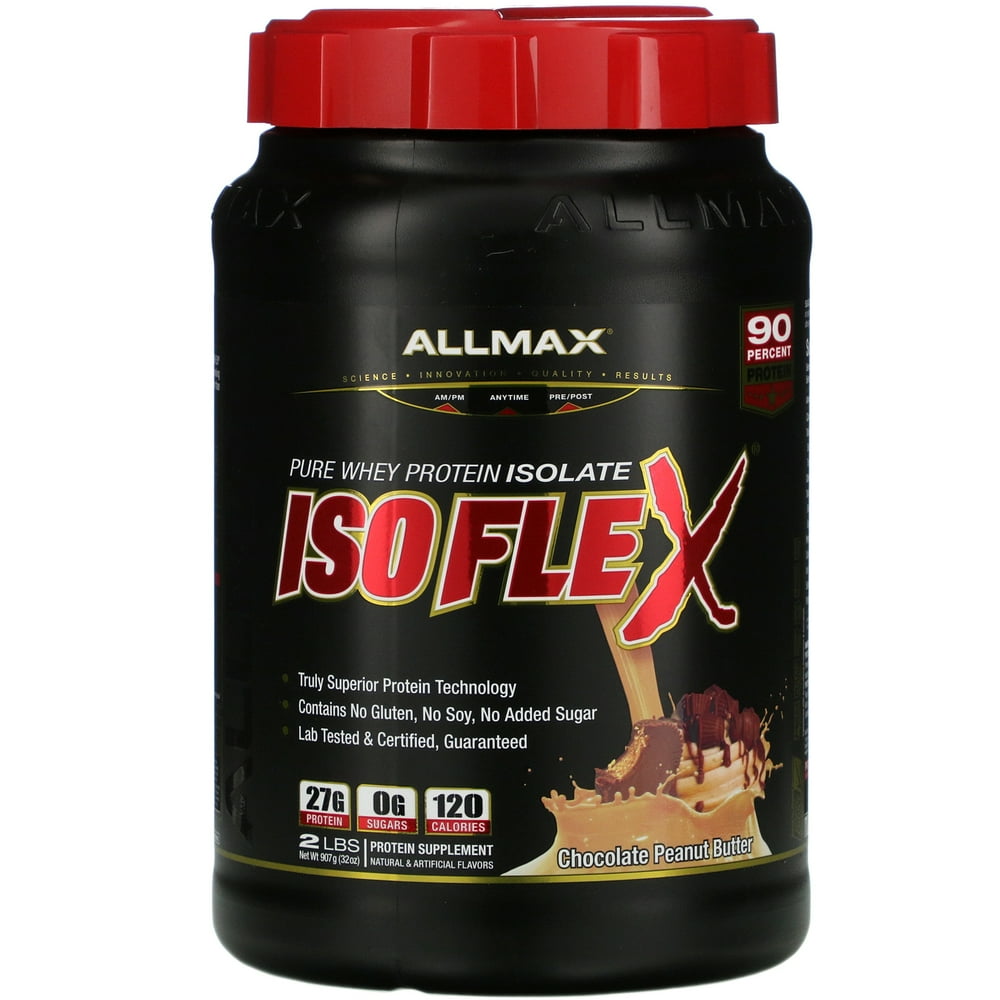 AllMax Nutrition IsoFlex Pure Whey Protein Isolate Chocolate Peanut