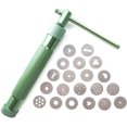thumbnail image 2 of HEVERP Stainless Steel Clay Extruders Sugar Paste Extruder Cake Fondant Decorating Tool Set (Green), 2 of 6