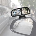 thumbnail image 1 of Espejo retrovisor de ángulo amplio para coche, espejo retrovisor 2 en 1 con ángulo ajustable, espejo auxiliar para coche, SUV, RV, izquierda, 1 unidad, 1 of 5