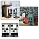 thumbnail image 2 of Sujetalibros Para Estanterías Y Libros. Sujetalibros Metálico Resistente. Negro. 1 Par. Diseño Abstracto. Sujetalibros. Soportes Para, 2 of 7