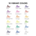 thumbnail image 3 of Juego de bolígrafos de tinta de gel con purpurina Grabie Spark Creativity, 18 colores, 3 of 6
