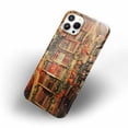 thumbnail image 4 of Tobelint Case for iPhone 13 Pro,Garden Library Pattern Case with Side Print,Slim Bumper Full Cover, 4 of 5