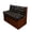 Camouflage US Flag, variant on XYZCANDO 2-Piece Stretch Leopard Tribal Print RV Dinette Booth Seat Covers - Washable Protective Camper Sofa Cushion Covers