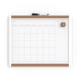 thumbnail image 1 of UBrands Pin-It Magnetic Dry Erase Calendar Board  20 x 16 Inches  White Frame, 1 of 1