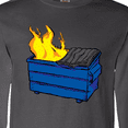 thumbnail image 4 of Inktastic Dumpster Fire Long Sleeve T-Shirt, 4 of 5