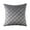Gray, variant on Phantoscope Velvet Series Pleated Checker Decorative Throw Pillow, 18" x 18", Navy Blue, 2 Pack