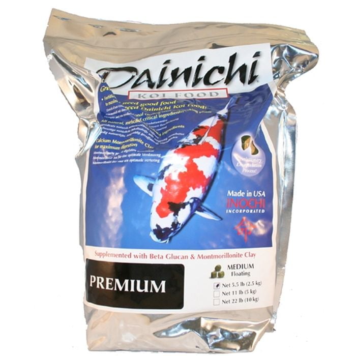 Dainichi Premium Koi Fish Food 11 lbs Medium Pellet 