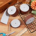 thumbnail image 4 of Flat Microfiber Imitation Leather Cord Garment Accessories Saddle Brown 37x1.5mm about 2.19 Yards(2m)/Roll, 4 of 9