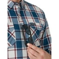 thumbnail image 5 of Wrangler Men's Long Sleeve Plaid Outdoor Utility Shirt, 5 of 6