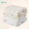 thumbnail image 2 of Cotton Baby Bath Towel Boys Girls Towel Blanket For Newborn Baby Bathrobe 6 Layers Gauze Washcloth Infant Swaddle, 2 of 6