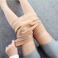 thumbnail image 1 of Pantalones cepillados de una sola capa, otoño e invierno, leggings de 100 g, más pantimedias de terciopelo, ropa exterior para mujer, pantalones con banda de rodadura, 1 of 6