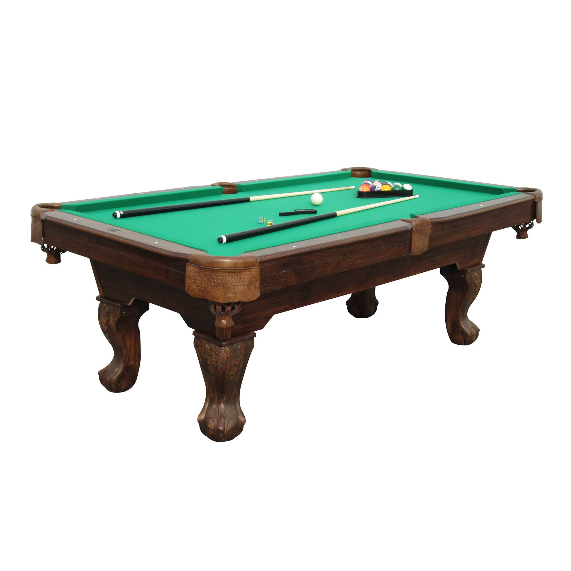 Med venlig hilsen Opførsel Opbevares i køleskab Sportcraft 7.5' Ball and Claw Billiard Pool Table with Cue Rack and  Accessories - Walmart.com