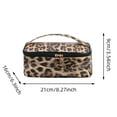 thumbnail image 3 of Large Capacity Cosmetic Bag Makeup Organizer Travel Bag with Compartments Portable PU Leather for Women and Girls Beauty, 3 of 6