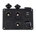 thumbnail image 2 of Panel de interruptores Bling Bling basculantes 6 bandas cargador RVUSB, 2 of 12