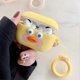 thumbnail image 4 of Funda liangnv Q Shy Duck para Airpods Pro 2019/Pro 2 Gen 2022, diseño de dibujos animados en 3D, divertida y bonita, para niños, niñas y adolescentes, de silicona suave y elegante., 4 of 5