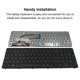 thumbnail image 4 of Tholdsy Teclado para computadora portátil Accesorio para computadora Dispositivos de escritorio Teclas para juegos profesionales Reemplazo de teclados Juegos de teclado y mouse para computadora, 4 of 6