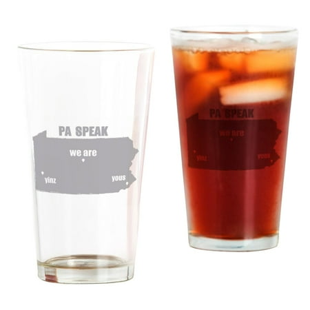 CafePress - PA Speak - Pint Glass, Drinking Glass, 16 oz. CafePress
