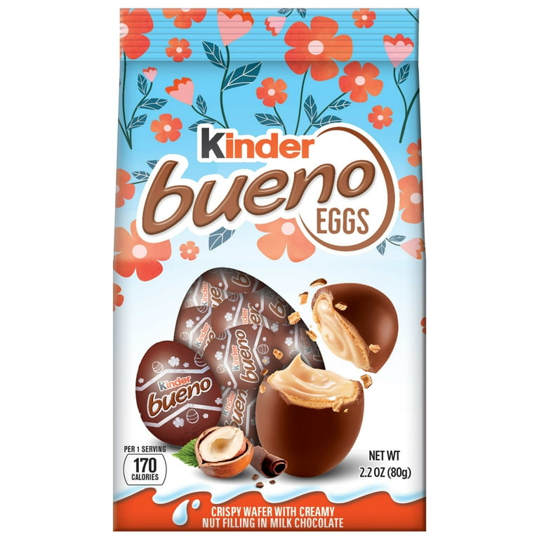 Kinder Bueno Easter Eggs Milk Chocolate, Easter Basket Stuffers