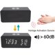 thumbnail image 5 of Reloj despertador digital, reloj despertador digital con carga inalámbrica, reloj digital LED Reloj despertador digital con temperatura/puerto de carga USB (negro), 5 of 5