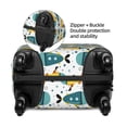thumbnail image 3 of Bingfone Funny Boats Luggage Cover Washable Suitcase Cover Protector Anti-scratch Suitcase cover Fits 18-32 Inch Luggage (No luggage included), 3 of 8