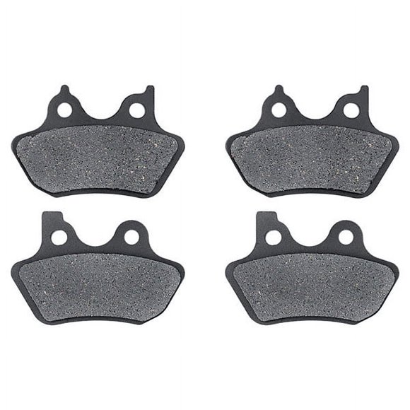 KMG Front Brake Pads Compatible with 2000-2007 Harley Electra Glide Ultra Classic - Non-Metallic Organic NAO Brake Pads Set