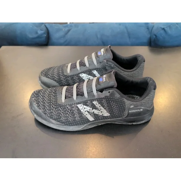 New Balance Minimus Prevail Mens 11 Shoes Black Lace Up Vibram Trail Sneakers