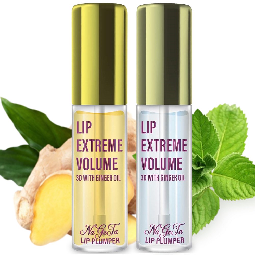 Lip Plumper Set (2Pcs), Natural Lip Enhancer, Lip Care Serum,One Daily Use & Others Night Use