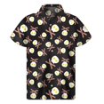 thumbnail image 3 of Camisas hawaianas de moda para hombre, camisas de fiesta de verano con estampado de carne en 3D, blusas 2024 informales con solapa, ropa de gran tamaño para hombre, Camisa, 3 of 5