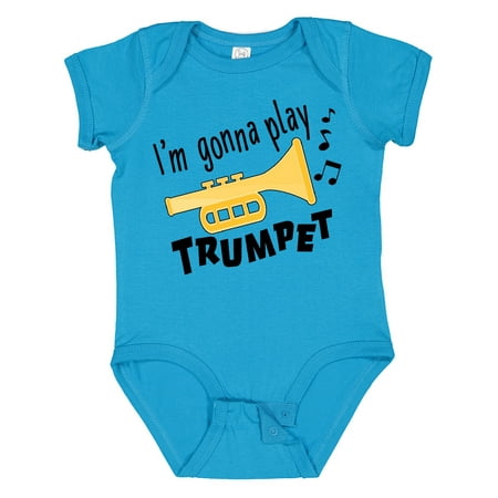 

Inktastic I m Gonna Play Trumpet- Music Gift Baby Boy or Baby Girl Bodysuit