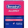 Benadryl Allergy 60 Packs of 2 Tablets Dispenser Box Single Dose Individual Packs by Benadryl