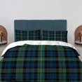 thumbnail image 1 of Juego de fundas de edredón BaoNews Buffalo Plaid Tartan, tamaño doble, 3 unidades, 1 of 4