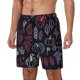 thumbnail image 1 of Balery Thanksgiving Bañador para hombre, shorts de playa de secado rápido con entrepierna y forro de compresión-Small, 1 of 6