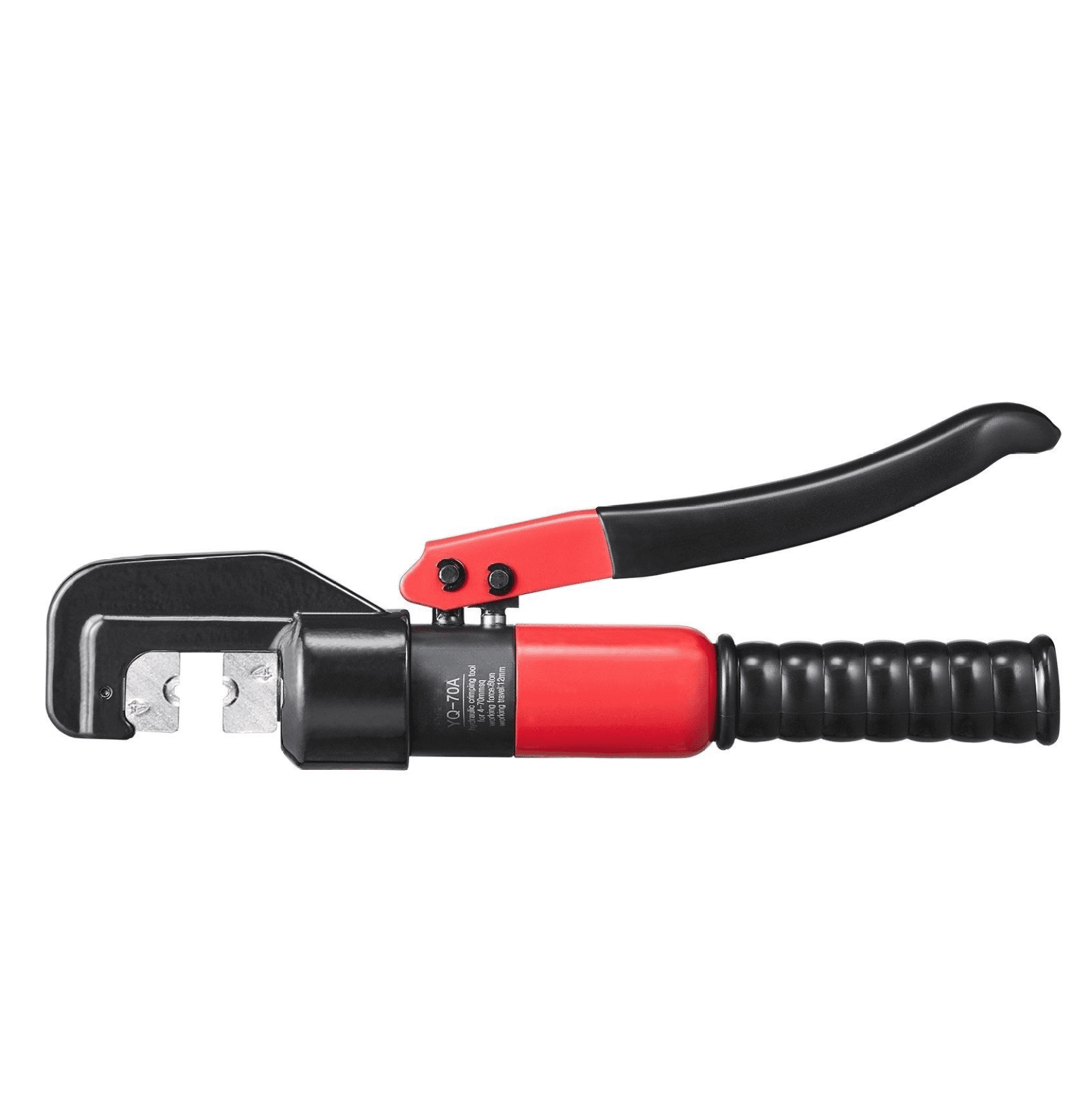 Hydraulic Crimping Tool, AWG12-2/0 Cable Crimper with 9 Dies